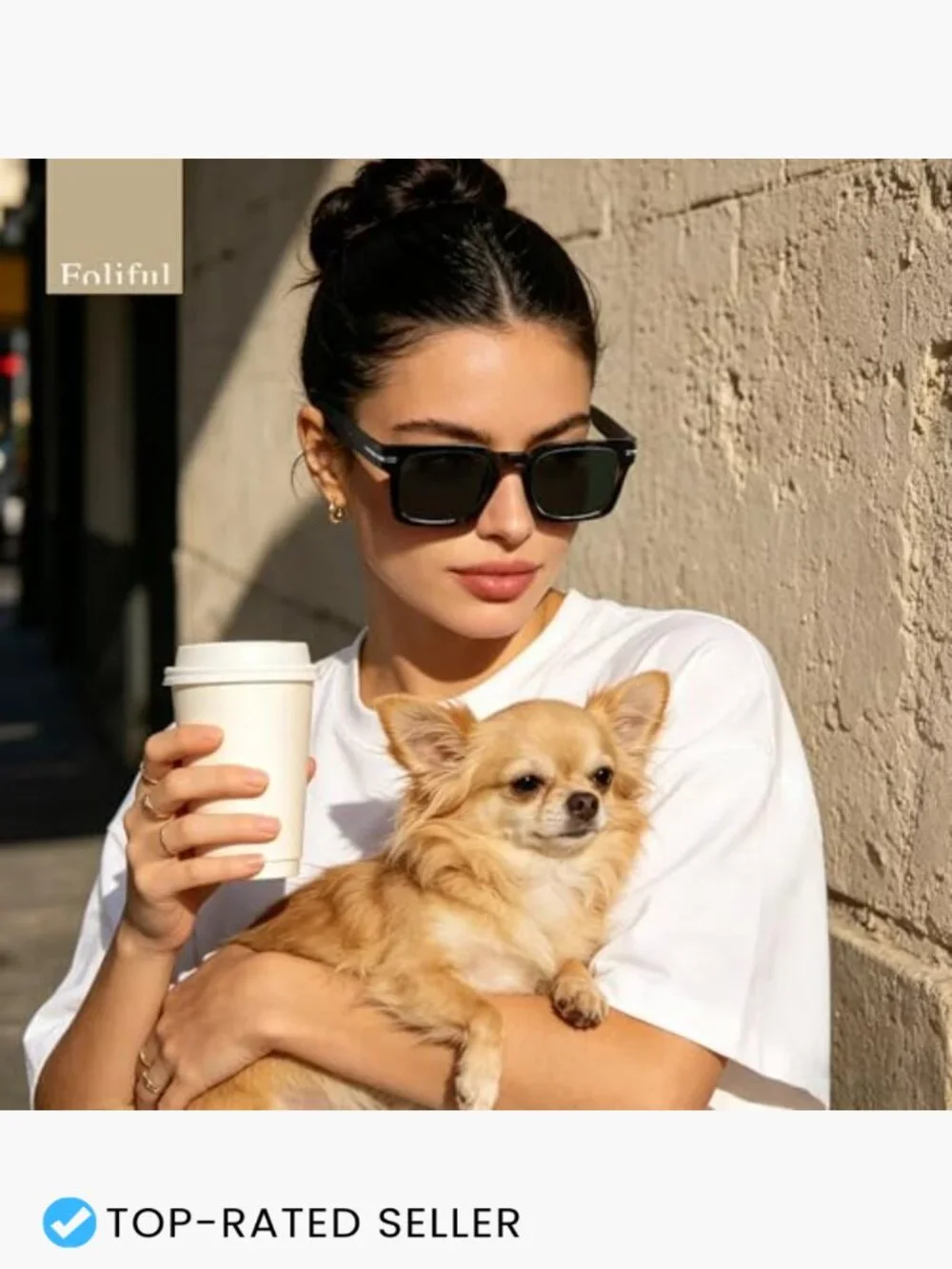 Square Frame Retro Sunglasses UV Protection Driving Classic for Women Men